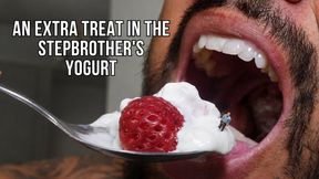 An extra treat in the stepbrother's yogurt - Lalo Cortez