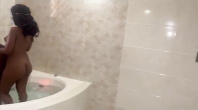 After the party ‍ With Tiff and Thea in the Jacuzzi ‍ Using our dildos from Sexshopspm