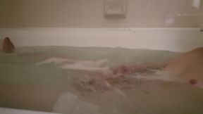 Solo male masturbation in jacuzzi