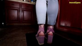 omorashi harlow west pissing sexy tight jeans