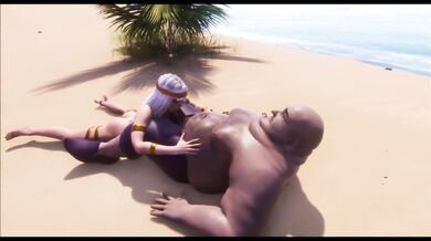 Big tits cosplay anal for the wildlife 3D game POV