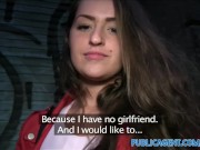PublicAgent Brunette with big boobs fucked in a cellar