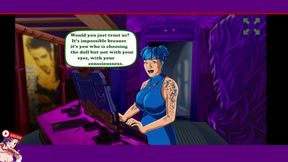 Cyberpunk. VR sex. Virtual reality sex in the post-apocalyptic and modern world. Neon and pussies are in fashion