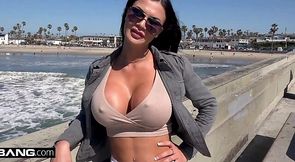 British Beauty Jasmine Jae Takes on Big American Cock