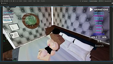 Roblox Snowbunny with a fat ass can't get enough of getting creampied