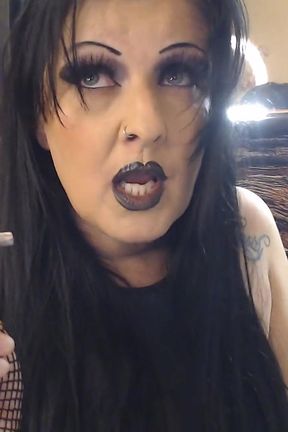 Gothic Goddess Smoke Slave Humiliation
