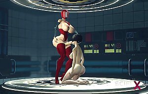 Female doctor wants a big hard dick. A sexy brunette gets fucked by a sex cyborg in the sci-fi lab