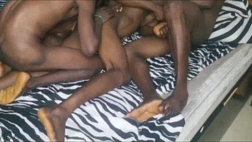 Foursome with the biggest black dicks