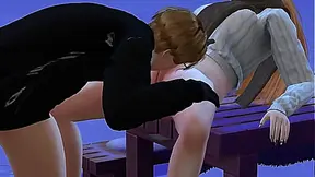 Snowy Street Tryst Ignites Hot 3D Gay Romance in Fantastical Urban Escape