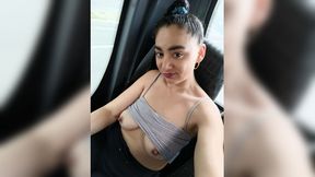 Bus babe gets nasty on the ride-share, stranger's dick&#x1F346; in her pantyhosed pussy&#x1F32E;&#xFE0F;