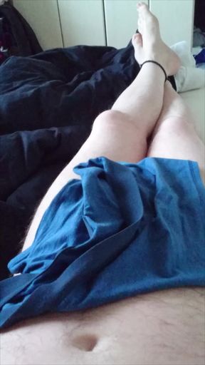 Horny Jerking off in the Morning Before Work