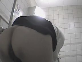 Toilet shot beautiful amateur asses close up