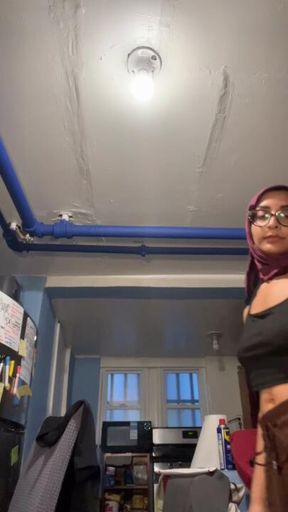 POV: Hijabi Wife CATCHES YOU Jerking Off to GANGBANG/BLOWBANG PORN!