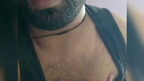 Exotic indian hunk with a hairy chest gets his ass and dick pleasured by a mature gay with sensitive nipples indiangay hairyass maturegay