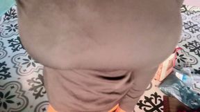 Big boob hot boy me apni mammi ke kapde pahen ke us ka maja lena chahata hu un ka bra 40 size big boob and sexy body full body slim girl dra