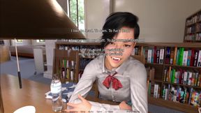 Sydney's Thrilling Tits Fuck Offer in The Library