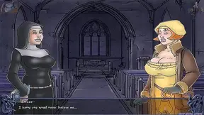 Hentai Nuns With Big Boobs And Thicc Asses Seduce Monsters In Church Delirium