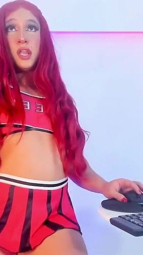 Alinecosta Dancing and Showing Her Feet in Half Evenings