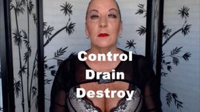 Female Domination Control Drain Destroy (WMV)