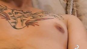 ”Mouthfucking my tatted  buddy in a smoke filled room”