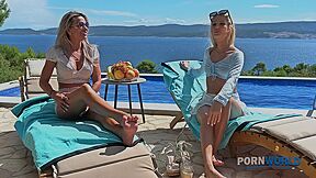 Tantalizing Tourists Chapter 1: Bi Besties Candee Licious And Toy Their Asses - Candee Licious & Shalina Devine