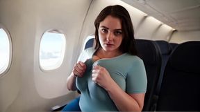 a sweet sex in the airplane (ai generated)