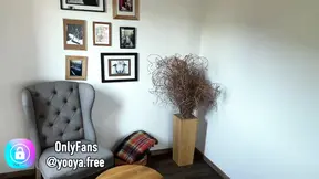 Big Boobs Stepmom Masturbates to Massive Cock in the Office