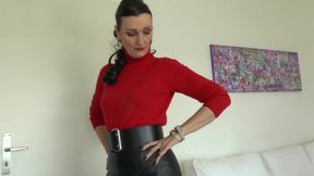 Wide, Tight Belt and Watch Fetish, Your Boss, Your Masturbation During Your Lunch Break, JOI Lady Victoria Valente