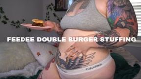 Feedee Double Burger Stuffing