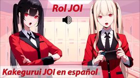 Spanish Hentai Roleplay – Kakegurui Jerk-Off Challenge With Fast Handjob & FemDom Joi Instructions