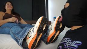 Licking Kathy's Sneakers