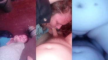 Foot fetish collection - Stacy humiliated me tram on my cock , and footjob me we fucked and I cum on her (full video)