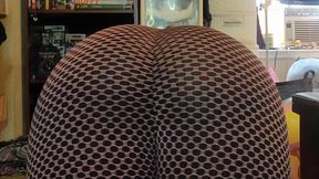 Pink & Black Diamond Yoga Pants:: Over Yoga Strip Tease