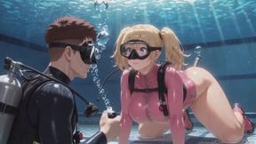 Pool Breath Hold Vibrator Training | Underwater Sensory Overload Session