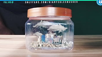 Shrunken City In A Jar (Fart   Feet   Cum)