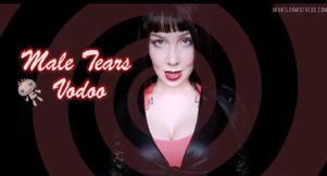 Male Tears Vodoo - goth girl - mesmerize - black magic - brunette - femdom pov - JOI - mind fuck - mental domination - female domination - pale white