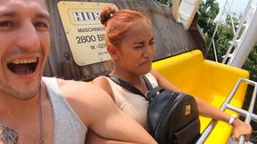 ”Perfect ass Thai GF amateur sex at home after visiting Dream World”