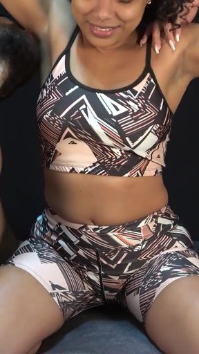 Memorable moment from &quot;Made for sweat and armpit fetishists.. Hot sweaty moments compilation of my stepsister. XattlaLust.&quot;