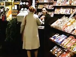A Woman Visits A Sex Shop To See Porn