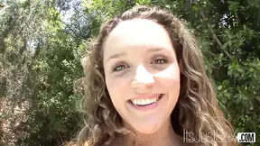 Busty April Knight takes a monster cock in cowgirl and gets facialed