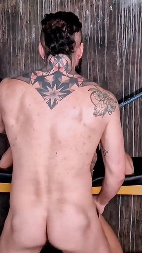 Bondage Piss Wax Slave by the Bearded Master