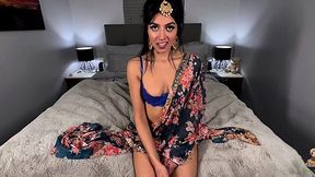 Pakistani MILF Aaliyah Yasin Deepthroats and Rides a White Dick