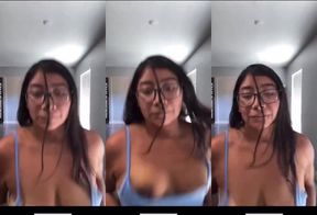 MILF YouTuber boob bounce destroys viewers with massive tits