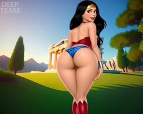 Disney Animated Wonder Woman - Star Spangled Booty Shaking
