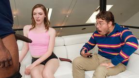 ”Cuck husband allows Celestina Blooms to cheating on a huge black dick”