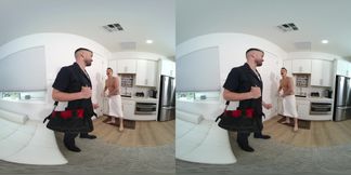 Plumber Fixes Logan Aarons's Leaky Pipes with His Huge Cock