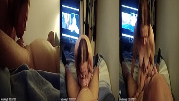 Hardboiledegg3 -& Amber has come over for another suck and puff while im watching porn in the back ground Homemade Melbourne Vic Jul 05, 2025 14mins long