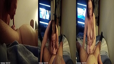 Hardboiledegg3 -& Amber has come over for another suck and puff while im watching porn in the back ground Homemade Melbourne Vic Jul 05, 2025 14mins long