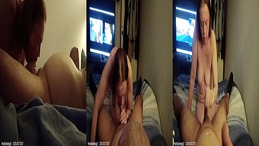 Hardboiledegg3 -& Amber has come over for another suck and puff while im watching porn in the back ground Homemade Melbourne Vic Jul 05, 2025 14mins long