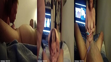 Hardboiledegg3 -& Amber has come over for another suck and puff while im watching porn in the back ground Homemade Melbourne Vic Jul 05, 2025 14mins long